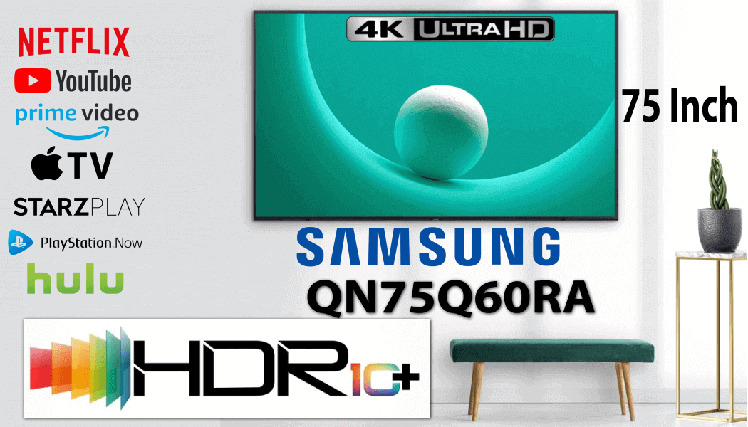 Samsung 65 Q60 QLED Smart 4K UHD TV QN65Q60RA